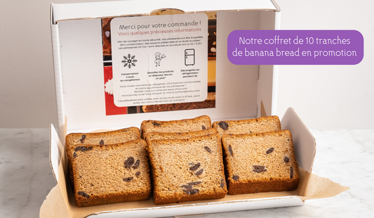 Nouveau : Notre coffret de Banana Bread réduit en sucres ✨