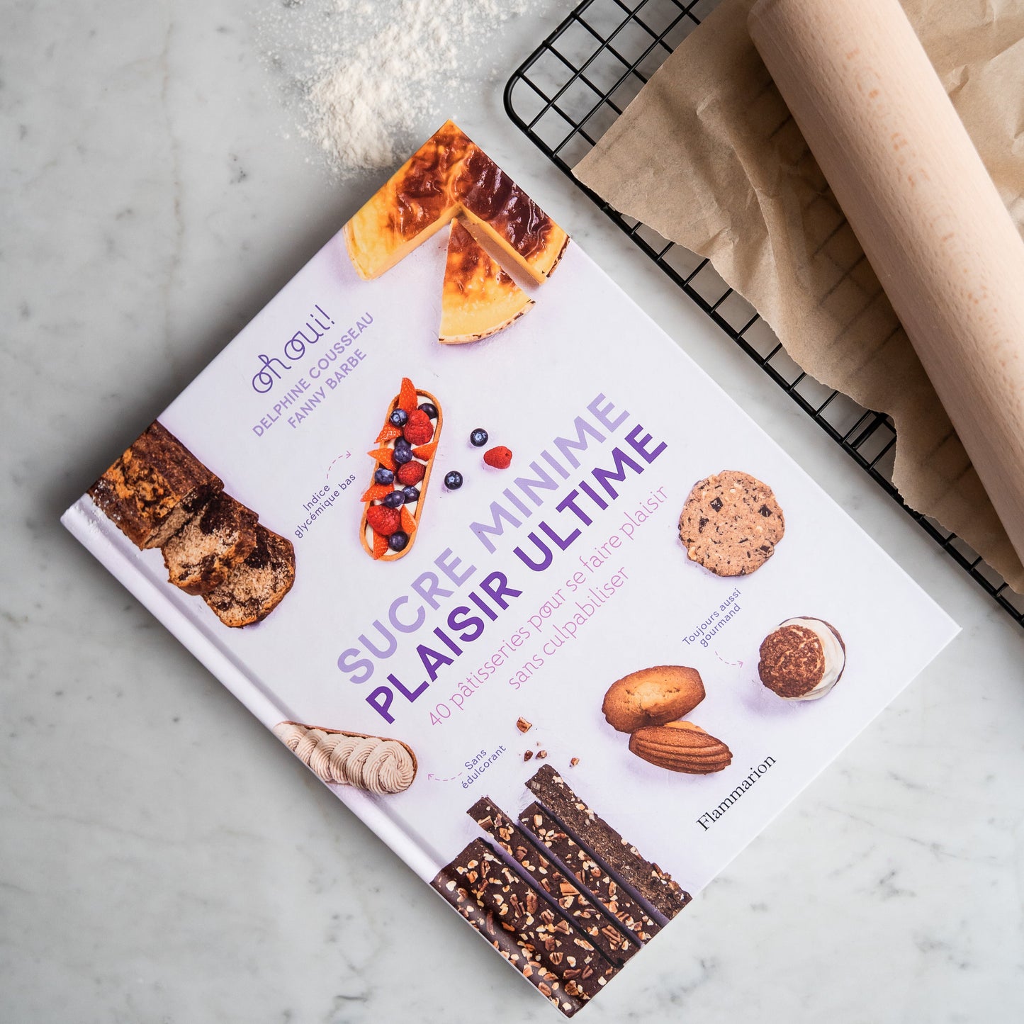 Découvrez notre livre Oh Oui ! : 40 recettes de pâtisseries à indice glycémique bas