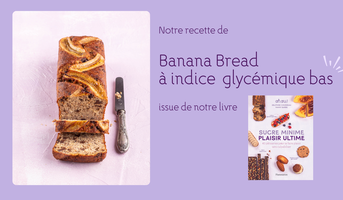 Notre recette de Banana Bread IG bas 🍌