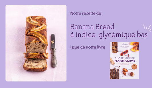 Notre recette de Banana Bread IG bas 🍌