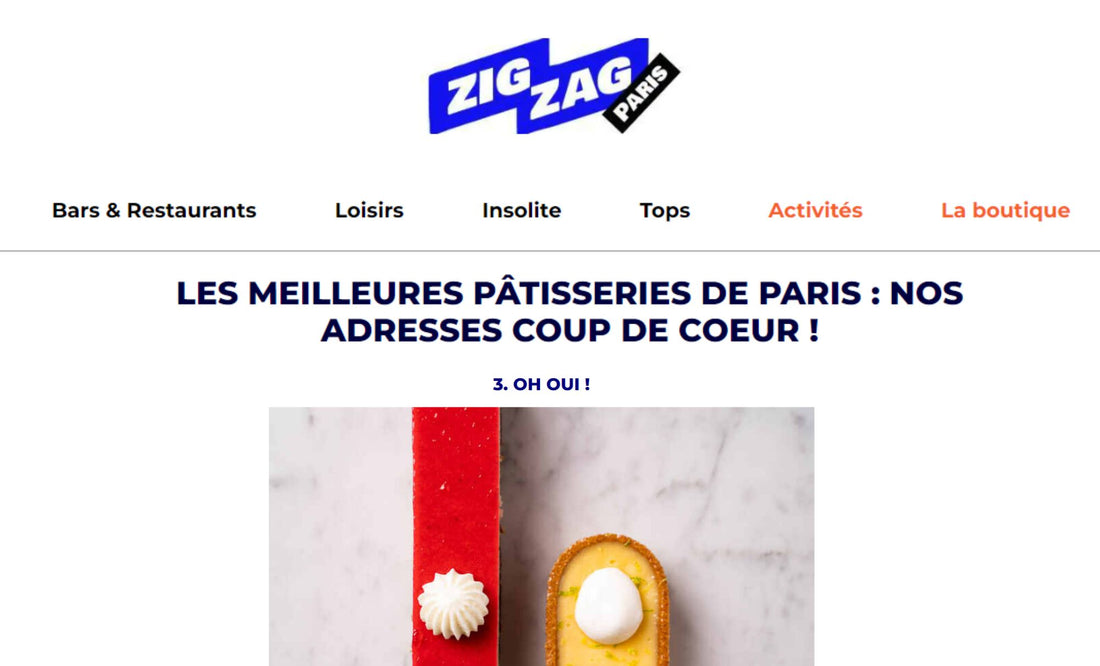 meilleure patisserie paris