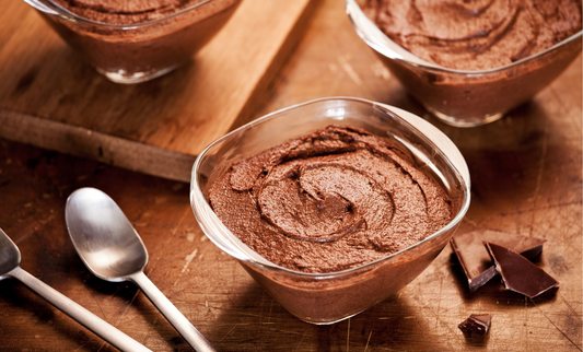 Mousse au chocolat IG bas - Aquafaba