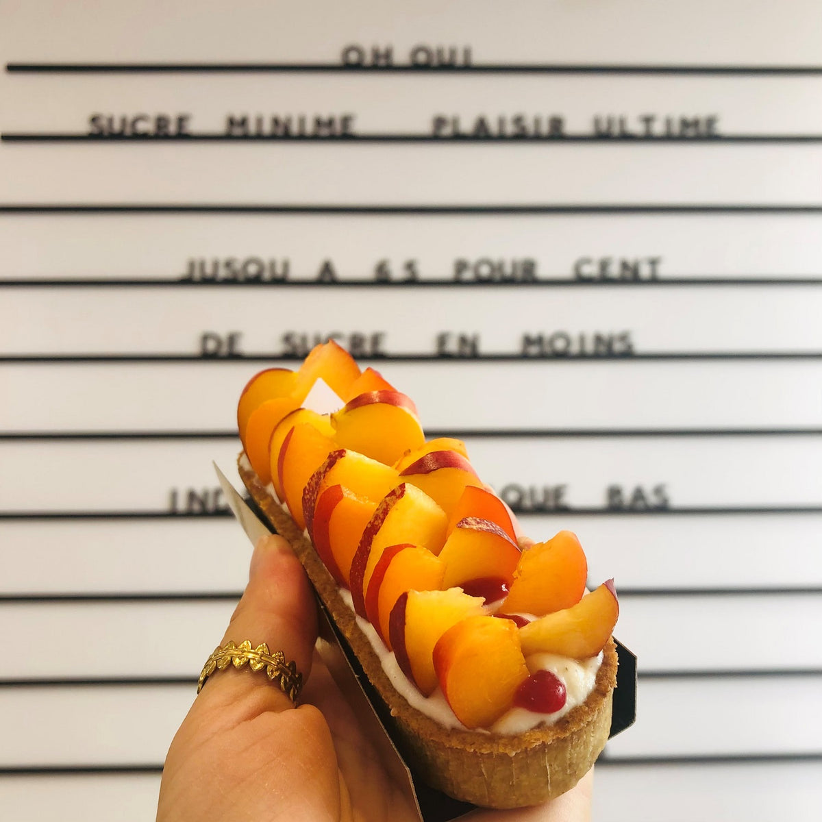 Finger de saison - Abricot Nectarine