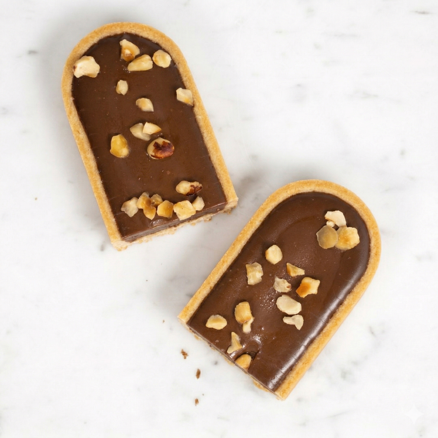 Chocolate hazelnut tartlet