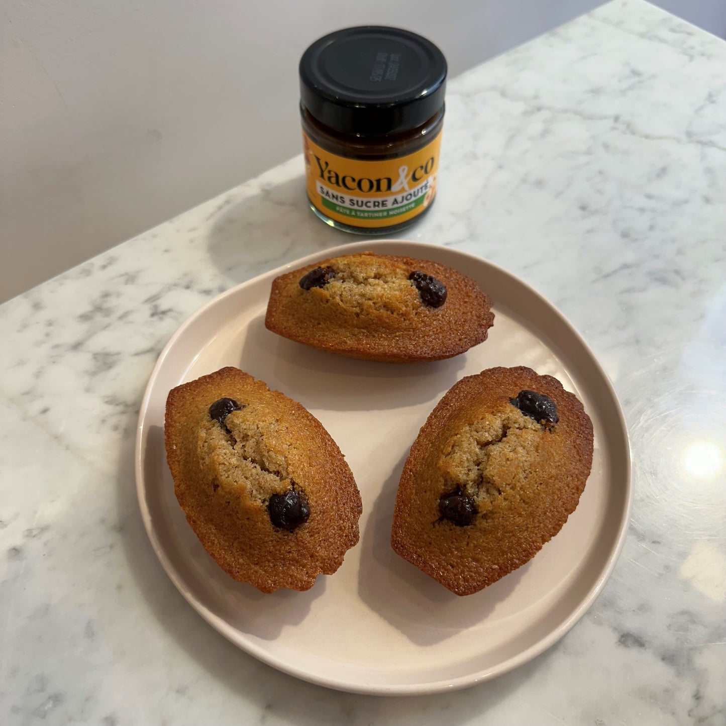 Madeleine fourrée à la pâte à tartiner Yacon - Surgelée