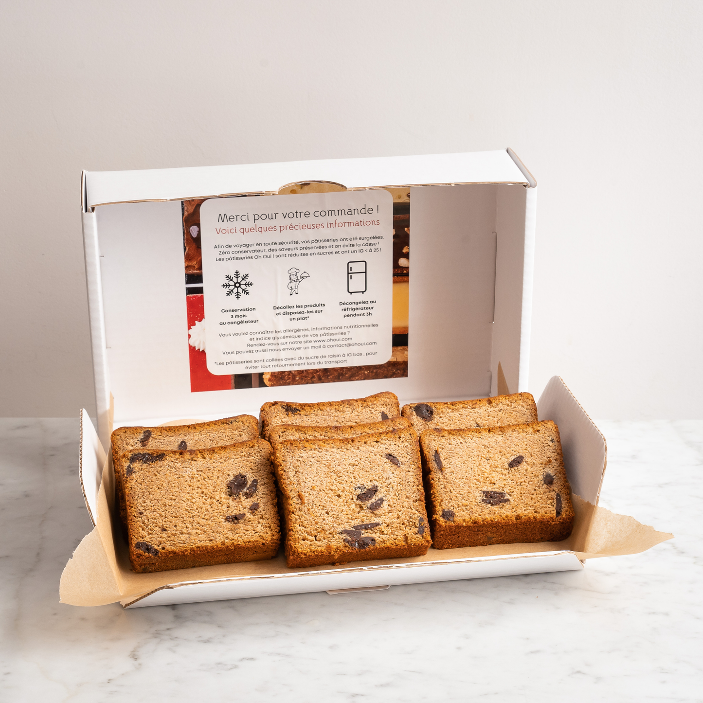 Coffret 10 banana bread - Surgelé