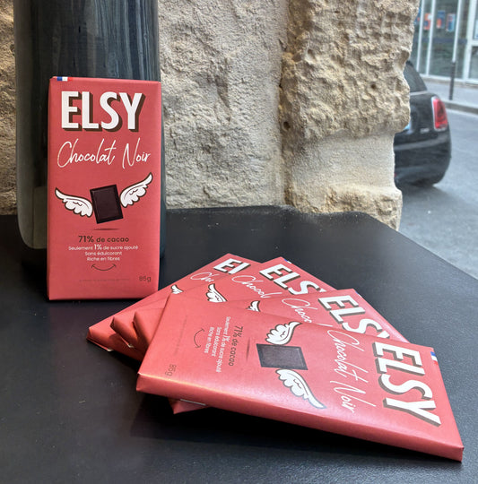 Tablette de chocolat noir Elsy