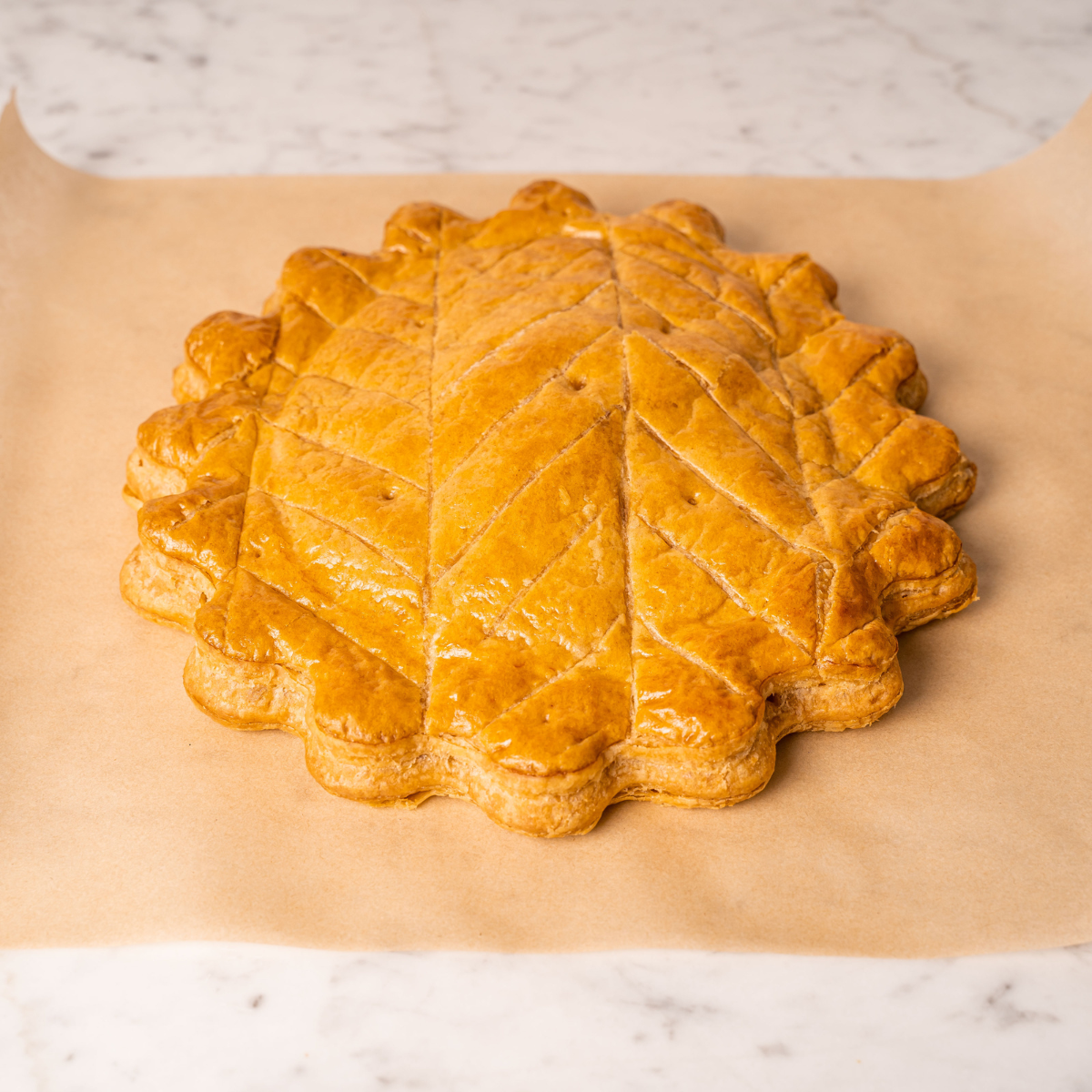 Galette des rois à la crème d'amande grise